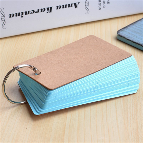 Flashcard Trắng 3x8 Cm Ivory 350gsm